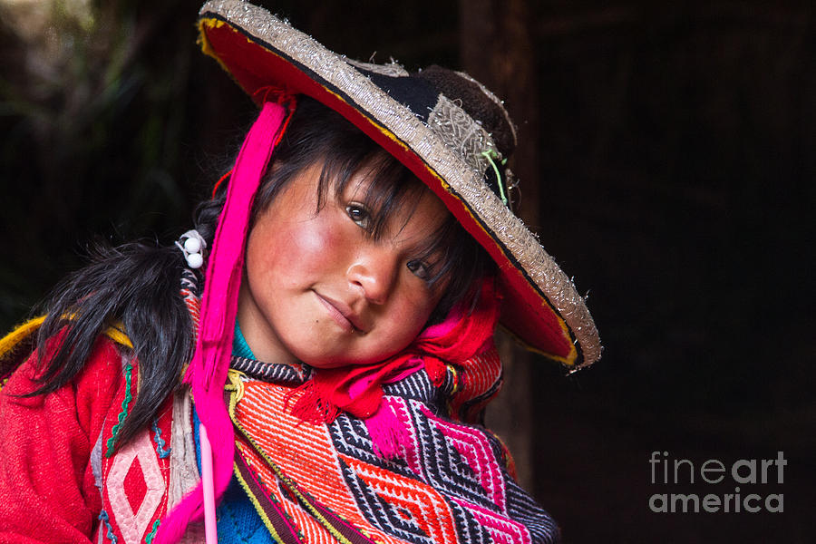 Peruvian Child 4 Photograph by Dan Hartford