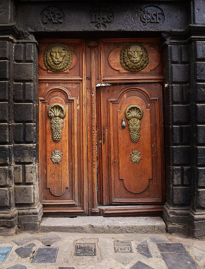 Peruvian Door Decor 10 Photograph by Xueling Zou