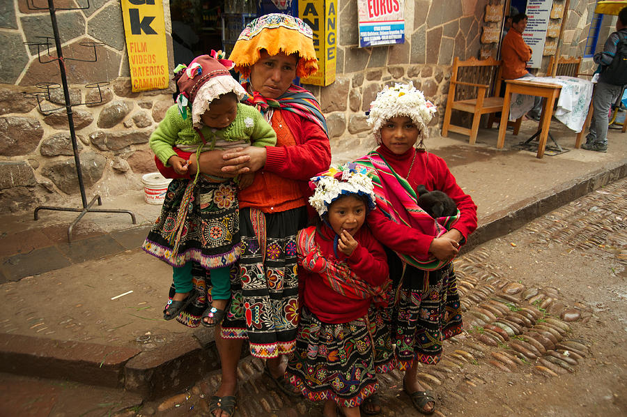 Peruvian Family Photograph by Richard Gehlbach