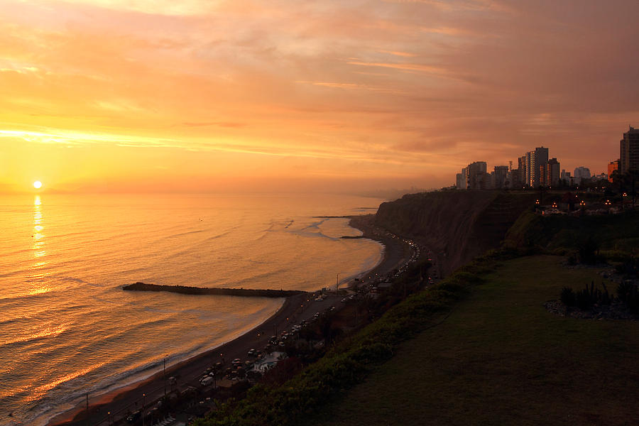 Peruvian Sunset Photograph by Theo O Connor