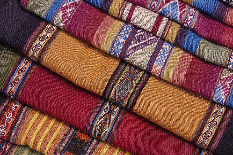 Peruvian Textiles Photograph by Michele Burgess
