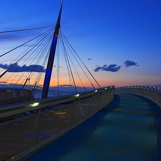 Architecture Photograph - #pescara #ponte Del #mare. #abruzzo by Giuseppe Andrea Mosca