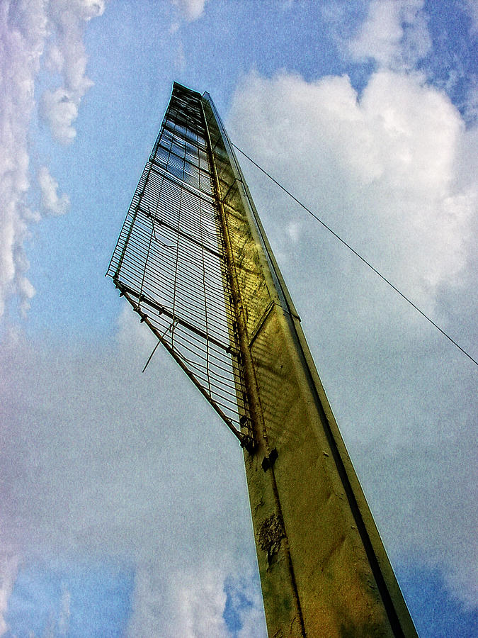 Pesky Pole Photograph by Mike Martin