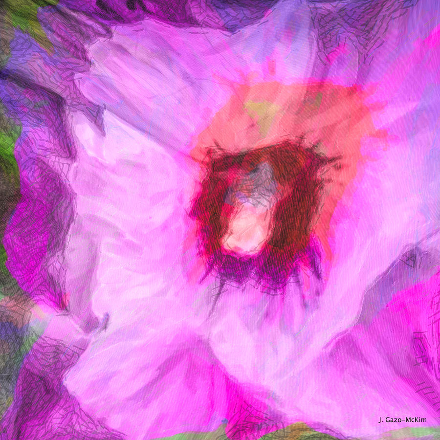 Petal Passion Painting by Jo-Anne Gazo-McKim