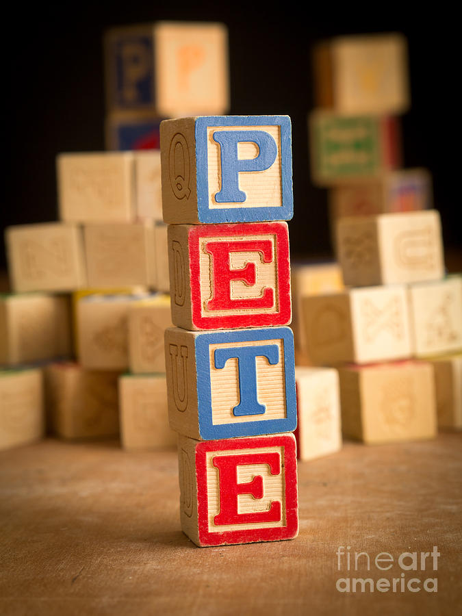 PETE - Alphabet Blocks Photograph by Edward Fielding