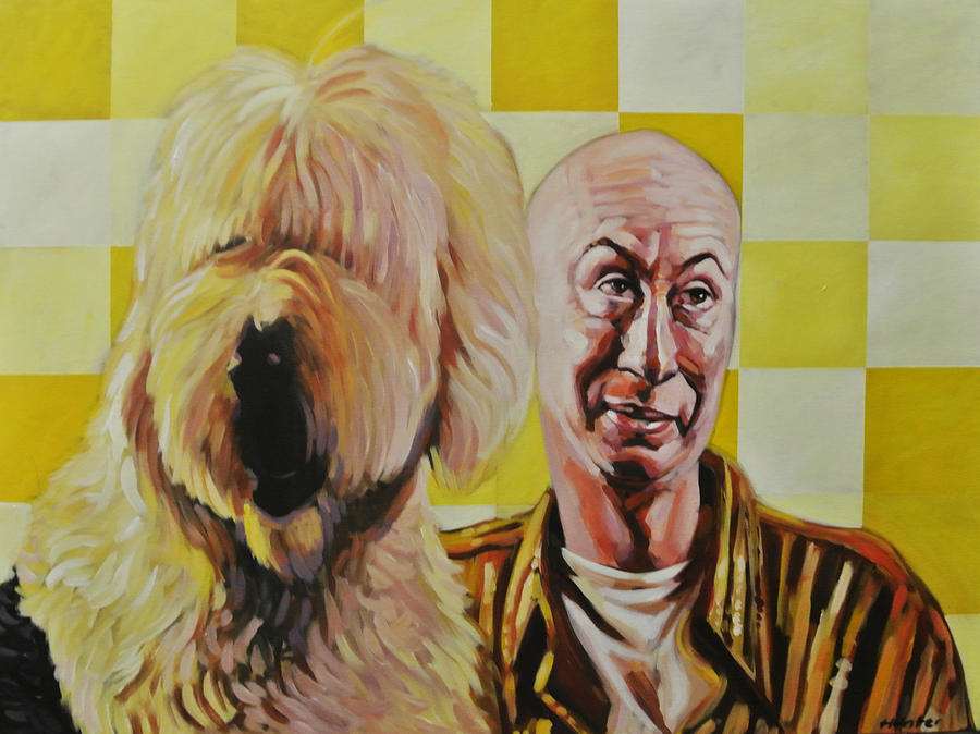 Peter and Bixsby Drawing by Steve Hunter