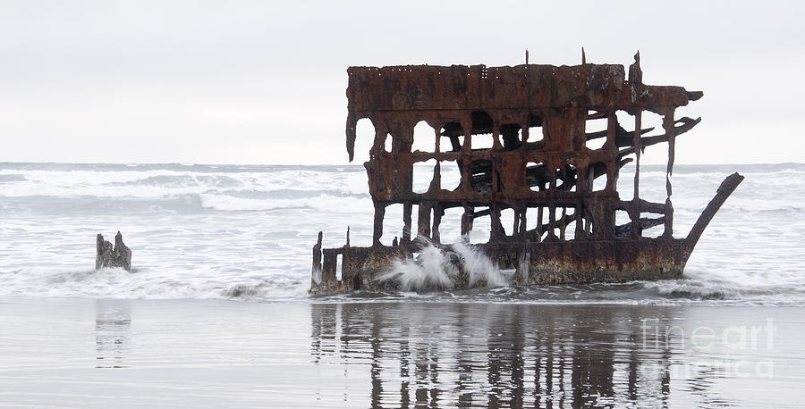 Peter Iredale Shipwreck 1 Photograph by Vivian Christopher