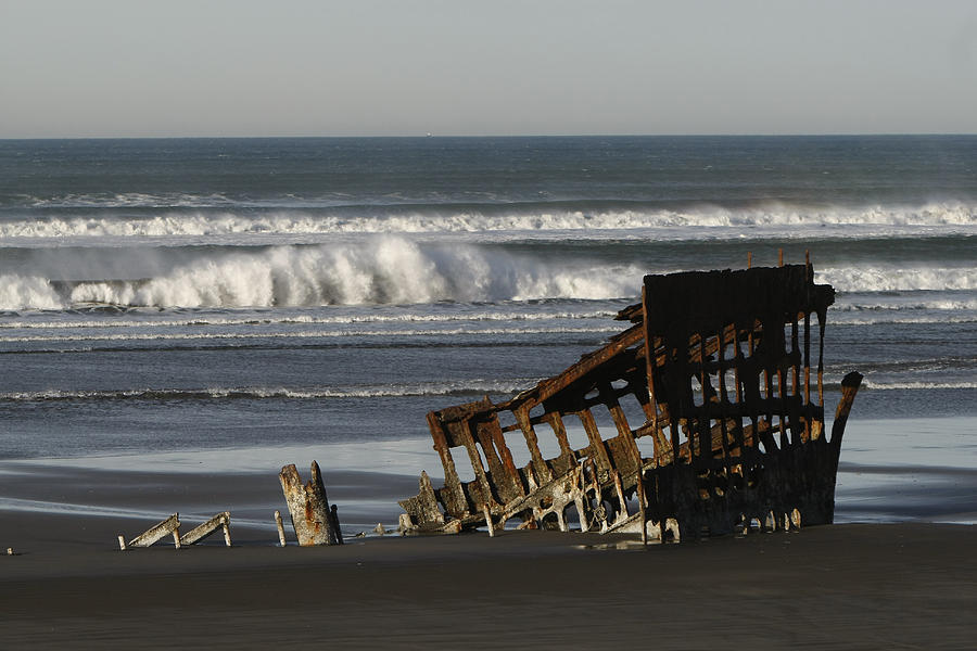 Peter Iredale Shipwreck 2 Photograph by George Herbert | Fine Art America