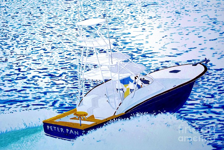 Boat Painting - Peter Pan by Kyle  Brock