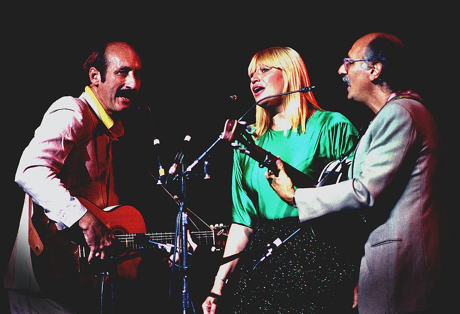 Peter Paul and Mary Photograph by Mike Flynn