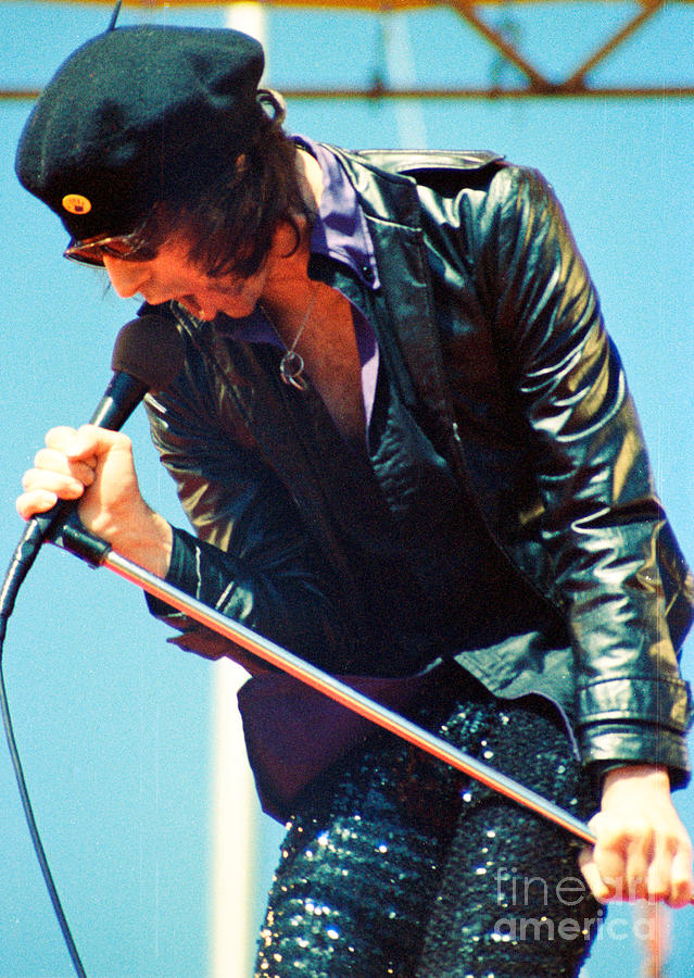 Peter Wolf from J Geils Band - Day on the Green July 4th 1979 Photograph by Daniel Larsen