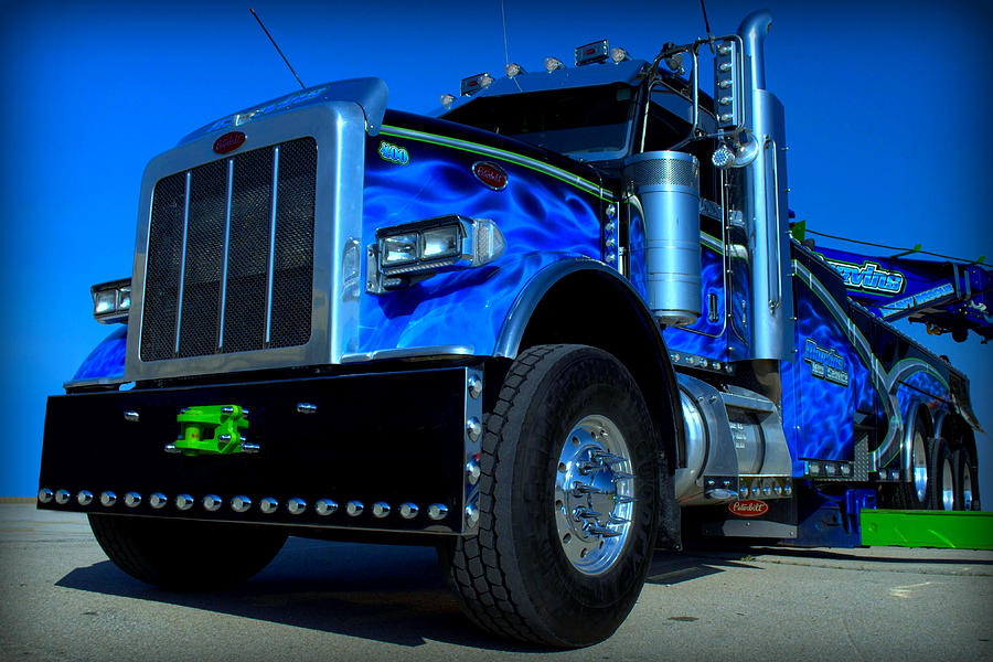 Marvins Peterbilt Big Rig Tow Truck Photograph by Tim McCullough