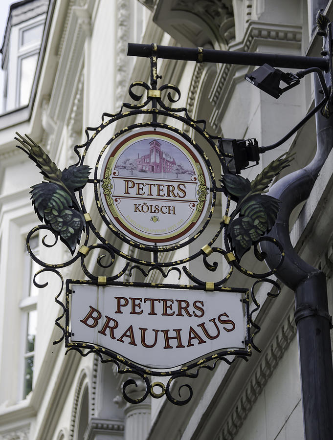 Beer Photograph - Peters Brauhaus Cologne Germany by Teresa Mucha