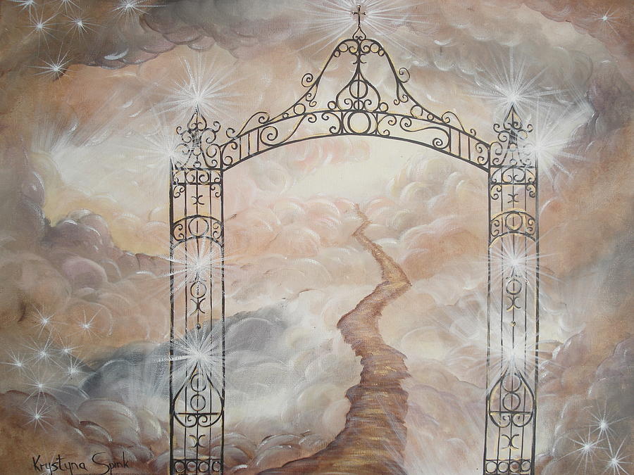 Peters Gate Painting by Krystyna Spink