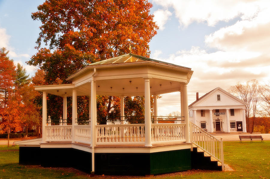 Petersham Gazebo and Country Store Photograph by Mitchell R Grosky