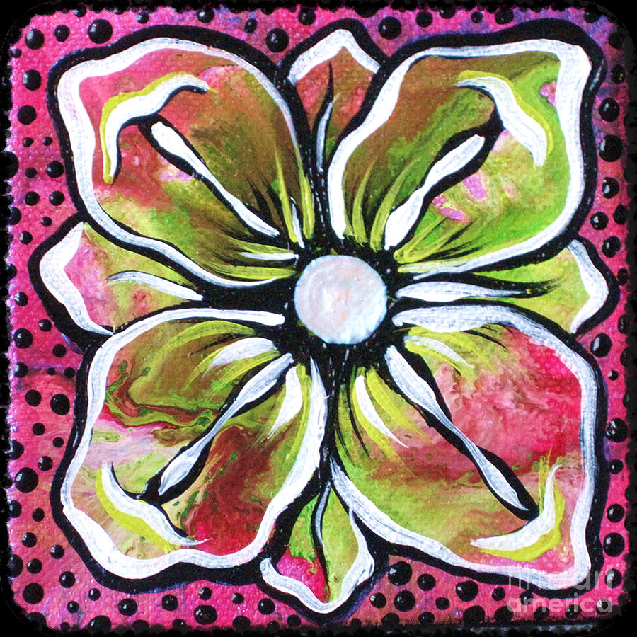 Flower Painting - Petit Flower by Shadia Derbyshire