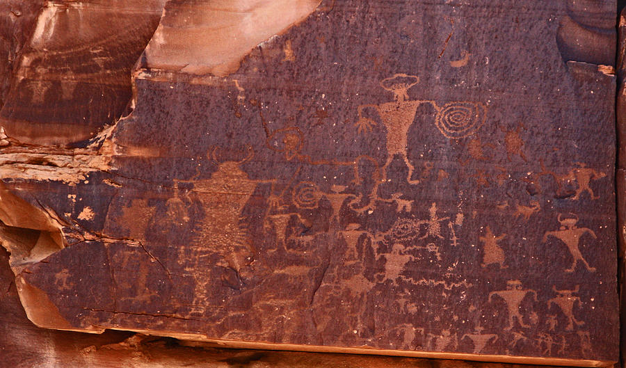 Petroglyph in Utah Photograph by Jean Clark