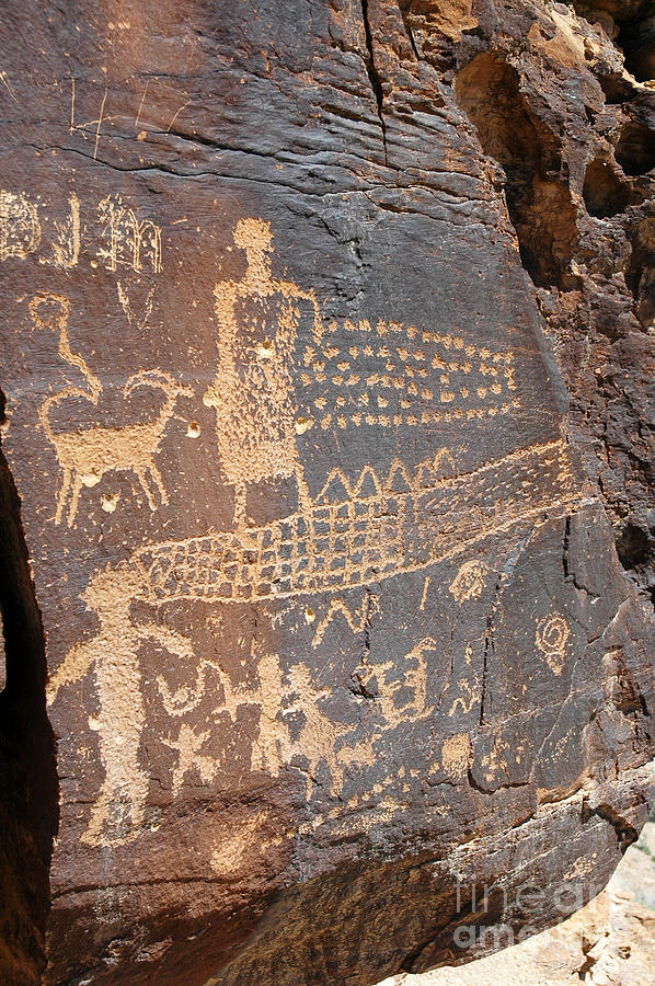 555P Petroglyph - Nine Mile Canyon Photograph by NightVisions