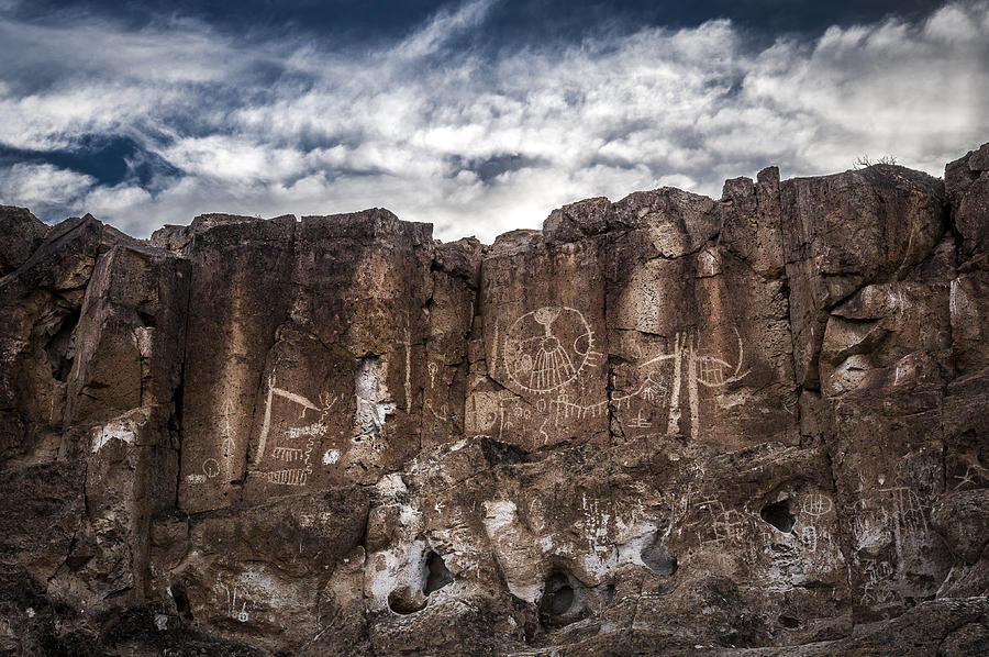 Landscape Photograph - Petroglyphs by Cat Connor