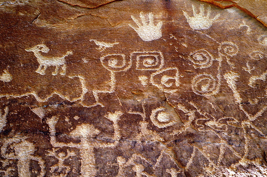 Prehistoric Photograph - Petroglyphs Of Mesa Verde by Kenneth Murray