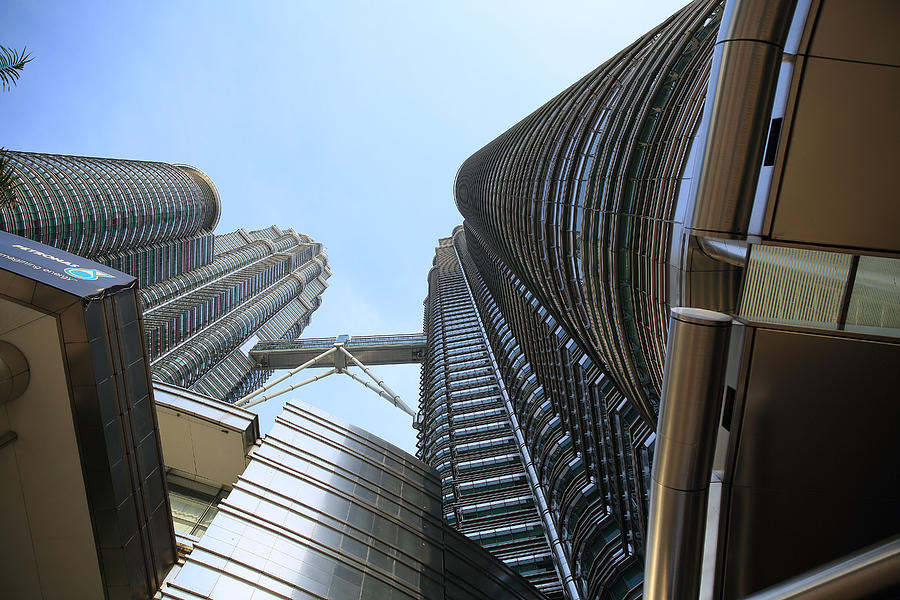 Petronas Towers 3  Kuala Lumpu Photograph by Tony Brown