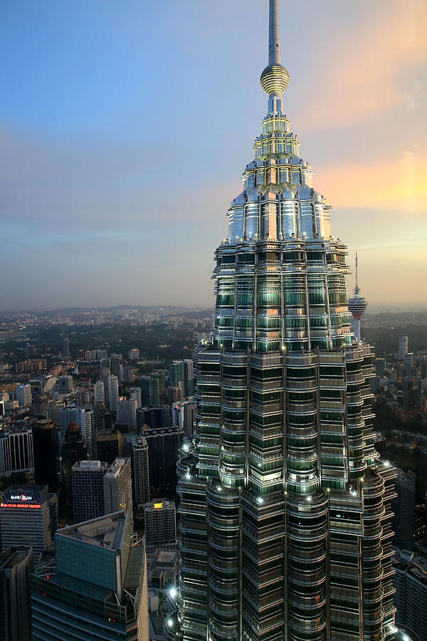 Petronas Towers 4  Kuala Lumpur Photograph by Tony Brown
