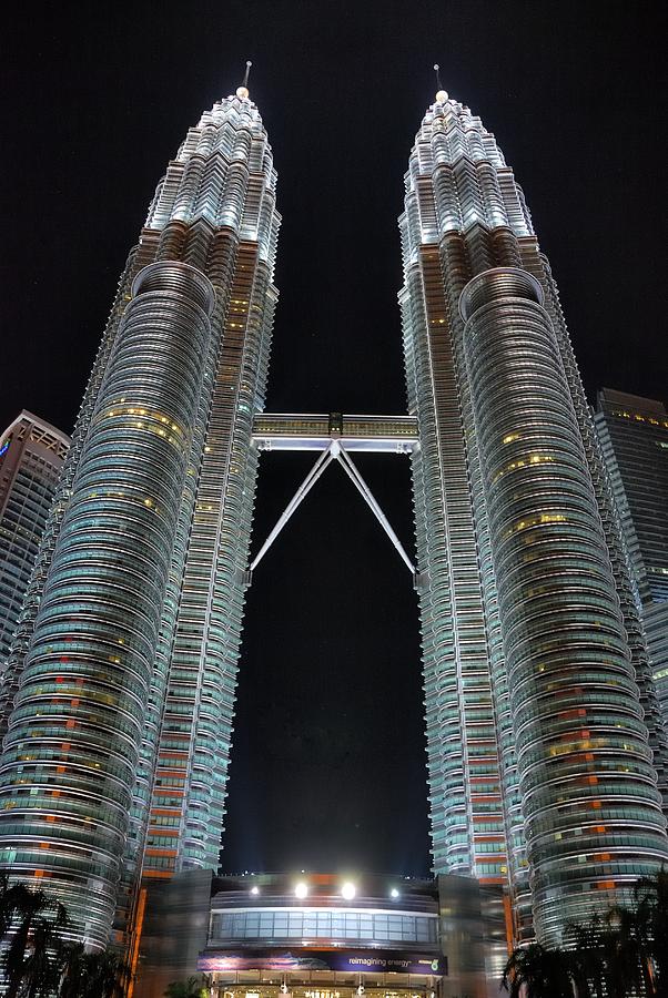 Petronas Towers at Night Photograph by Steven Richman