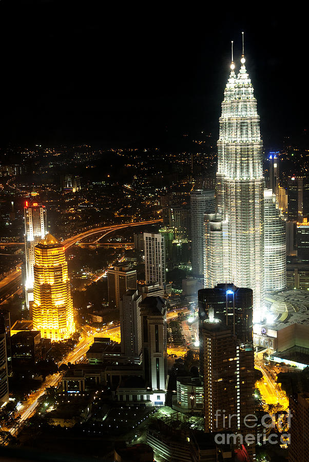 Petronas Towers In Kuala Lumpur Malaysia Photograph by JM Travel Photography