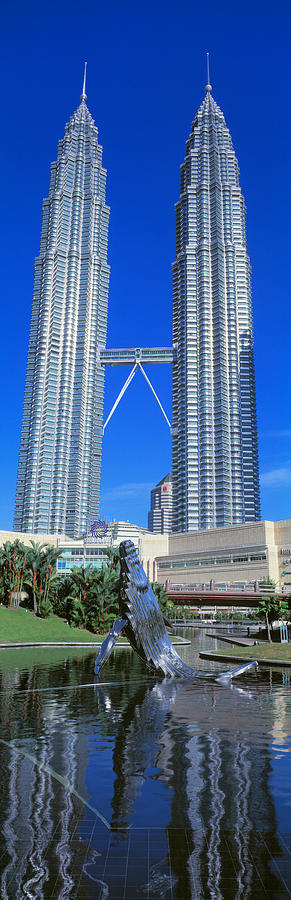 Architecture Photograph - Petronas Towers Kuala Lumpur Malaysia by Panoramic Images