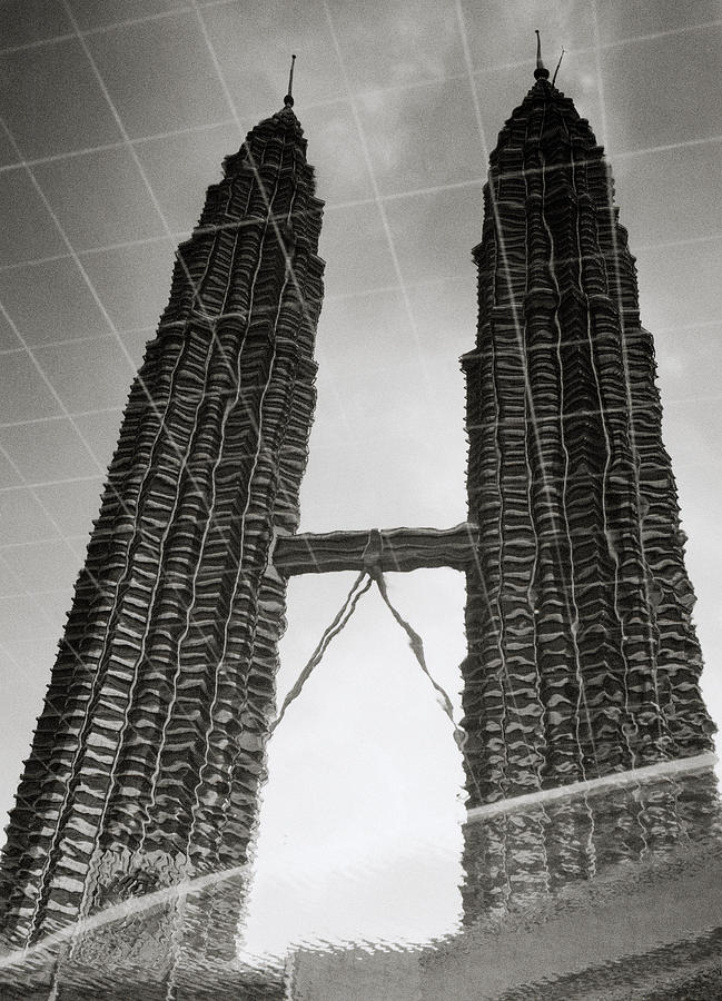 Petronas Towers Reflection Photograph by Shaun Higson