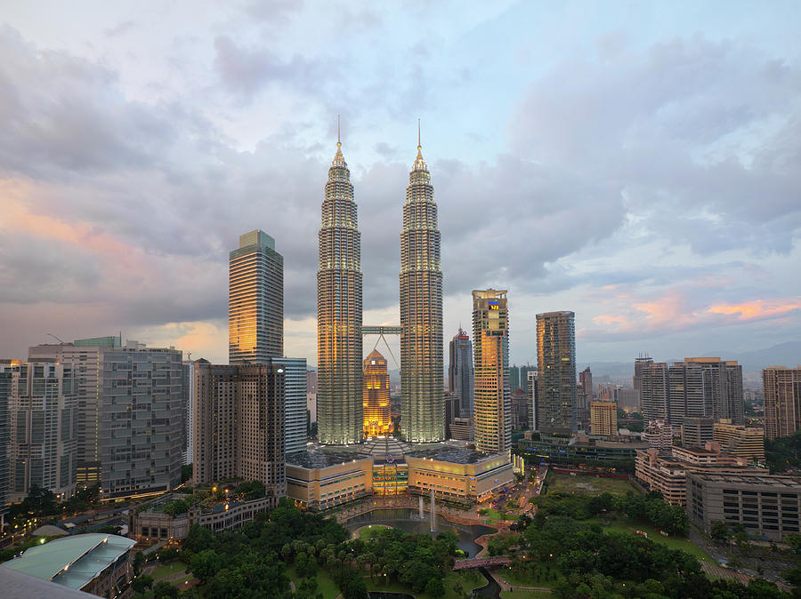 Petronas Twin Towers, Kuala Lumpur Photograph by Travelpix Ltd