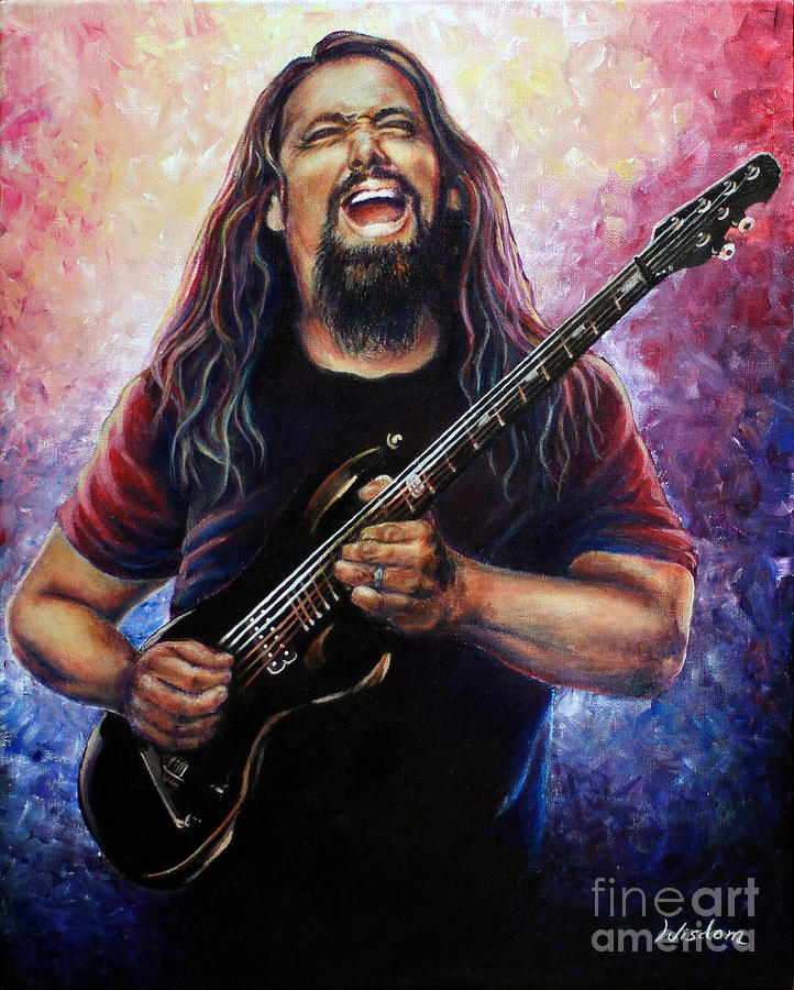 Music Painting - Petrucci by Tylir Wisdom