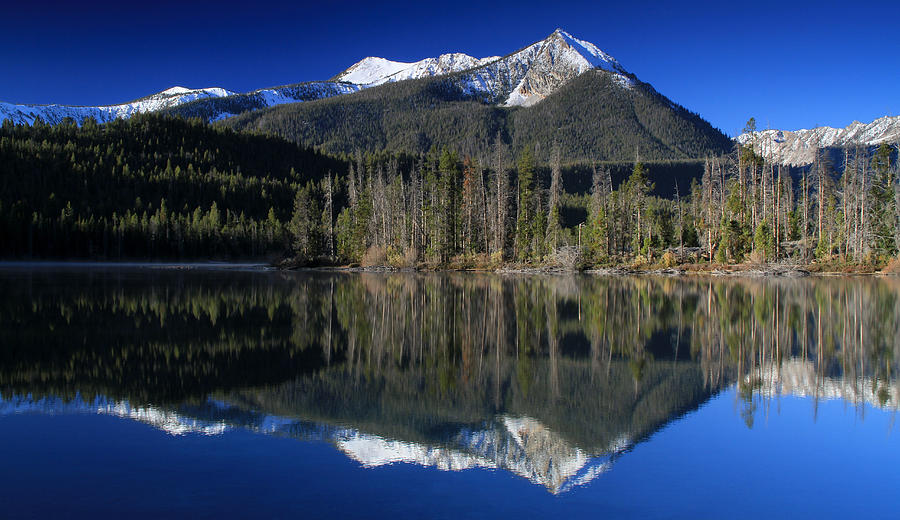 Pettit Lake Reflection Photograph by Ed Riche