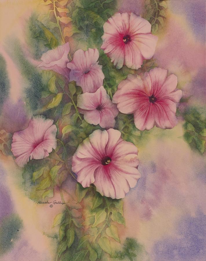 Petunia Painting - Petunia by Heather Gallup Petunia Painting - Petunia by Heather Gallup