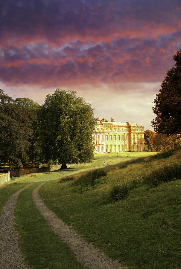 Petworth House Red Sky Photograph by Michael Hope