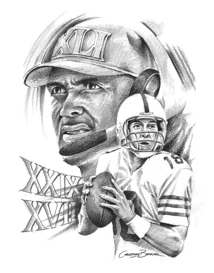 Hand Drawn Sports Original Pencil Sketches and Prints