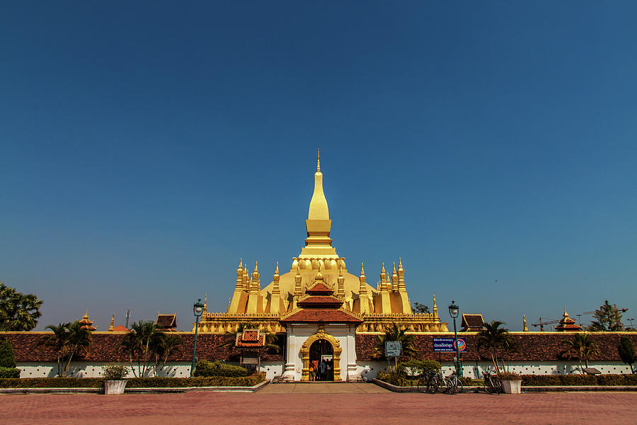 Pha That Luang In Vientiane Capital Photograph by Christina Reichl Photography