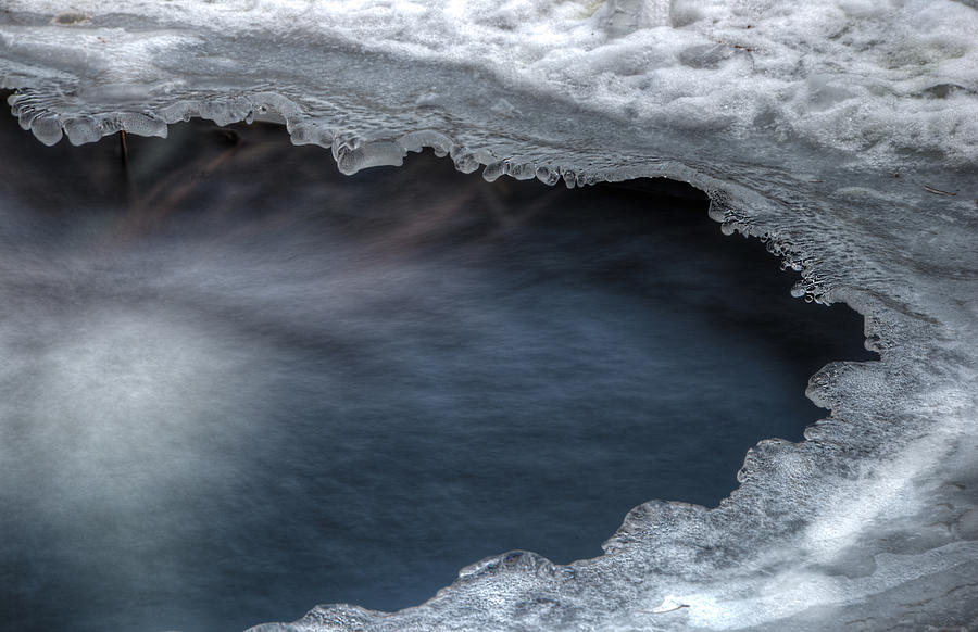 Phantom Light In Icy Pond Photograph by Gary Slawsky