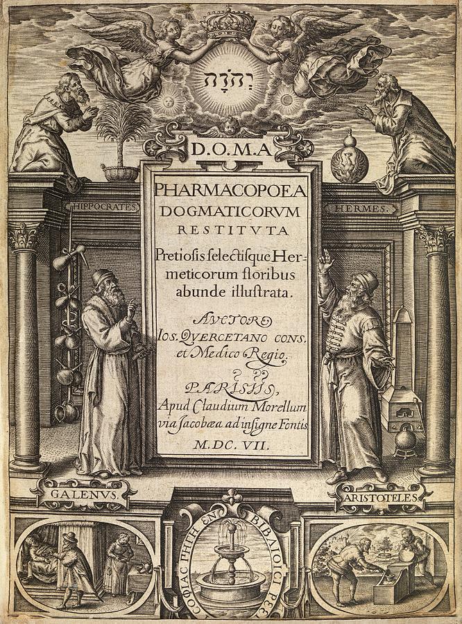 Pharmacopoea (1607) Photograph by Middle Temple Library/science Photo Library