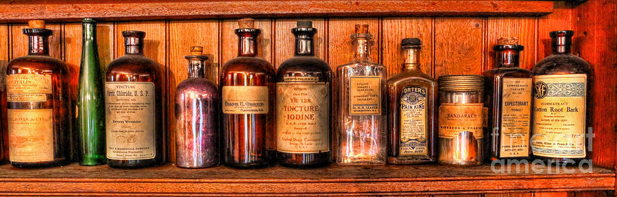 Pharmacy - Medicine Bottles II Photograph by Lee Dos Santos