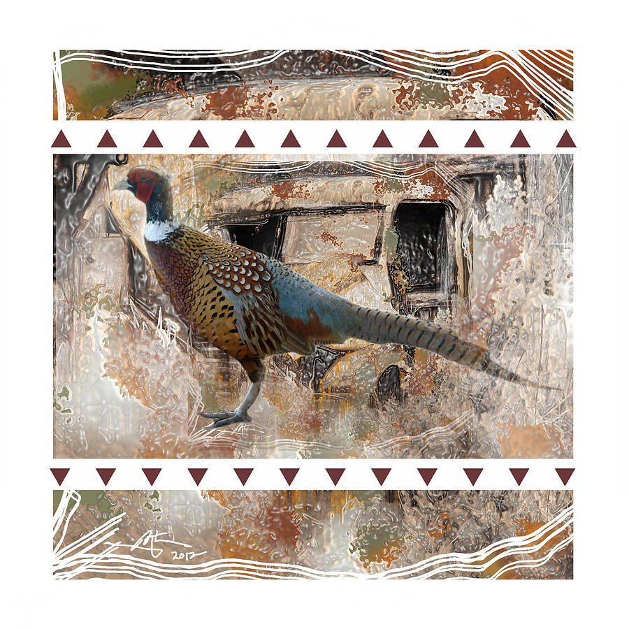 Pheasant Design Digital Art by Bob Salo
