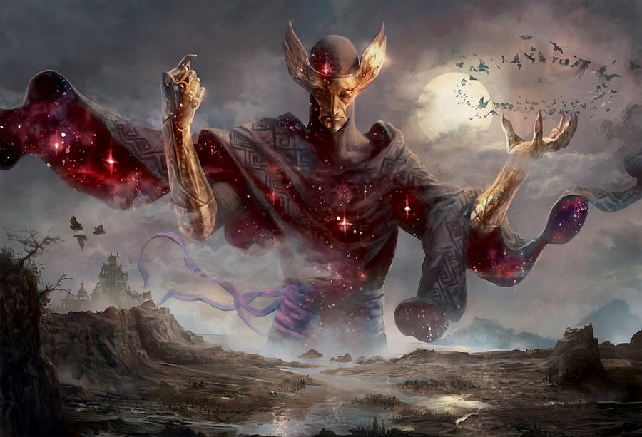 Magic Digital Art - Phenax God of Deception by Ryan Barger