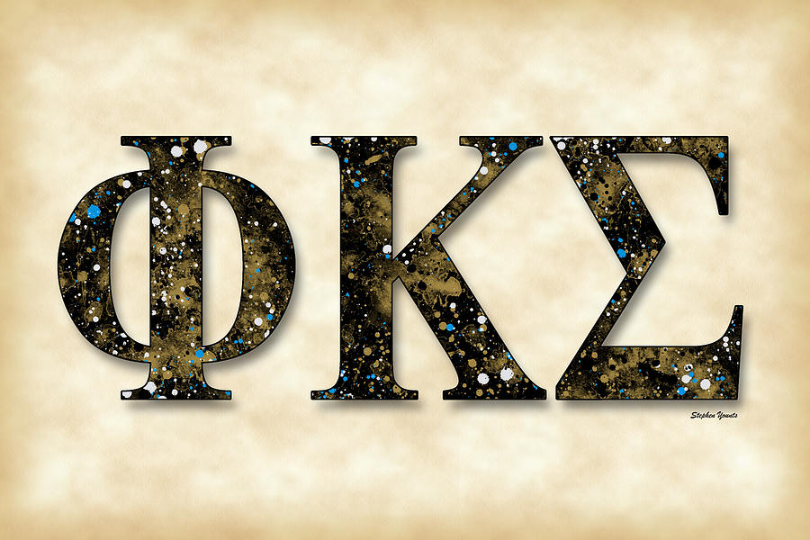 Phi Kappa Sigma - Parchment Digital Art by Stephen Younts