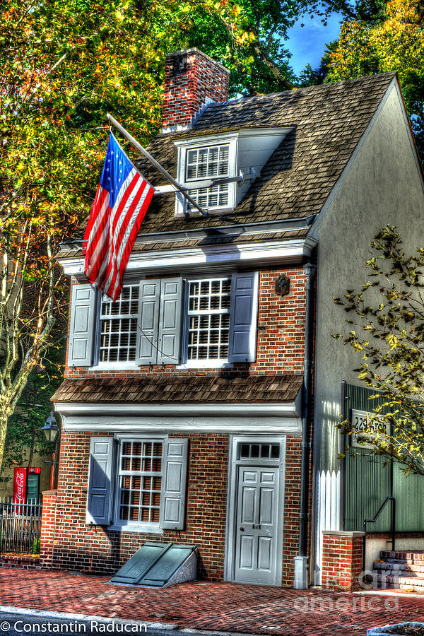 Philadelphia Betsy Ross House Photograph By Constantin Raducan | Fine ...