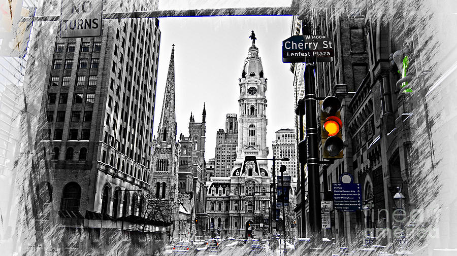 Philadelphia City Hall-Modern Photograph by Douglas Barnard
