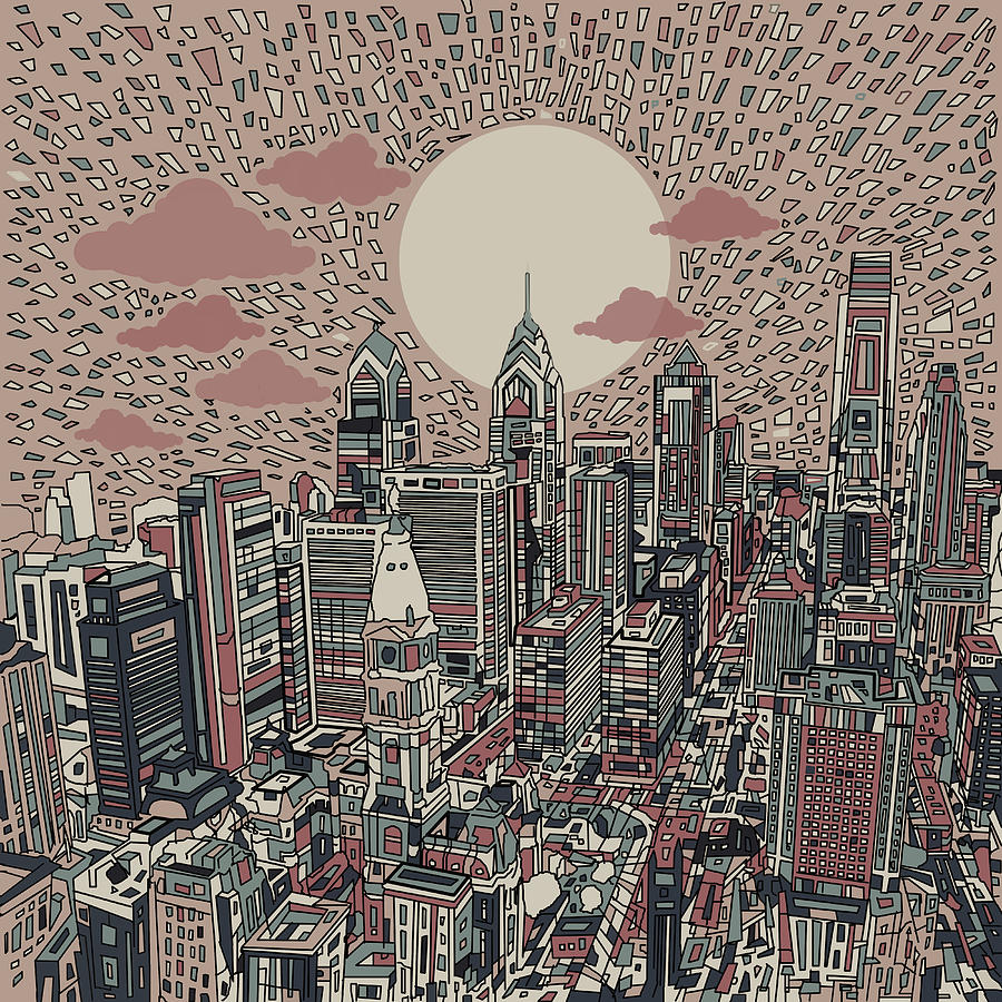Philadelphia Dream 3 Digital Art by Bekim M