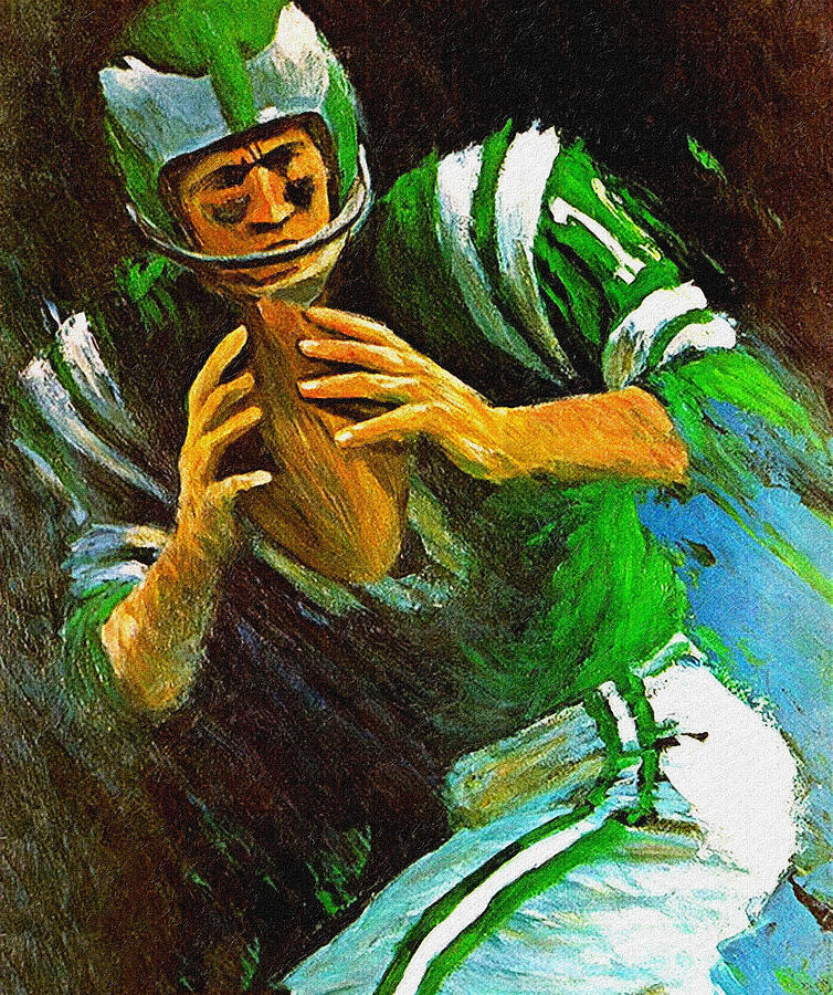 Philadelphia Eagles Painting - Philadelphia Eagles 1966 Vintage Print by Big 88 Artworks