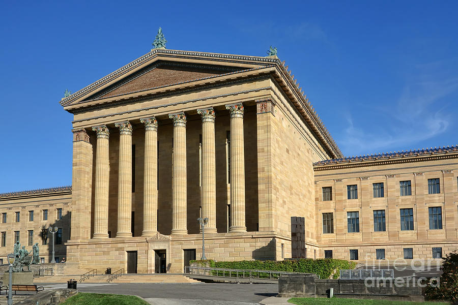 Philadelphia Museum of Art Rear Facade Photograph by Olivier Le Queinec