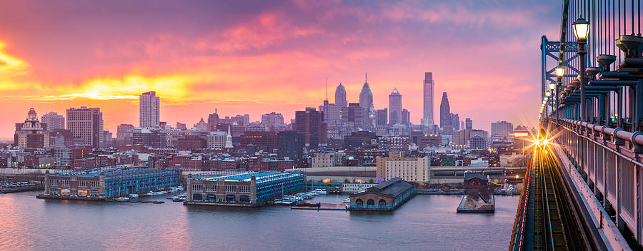 Philadelphia panorama Photograph by Mihai Andritoiu