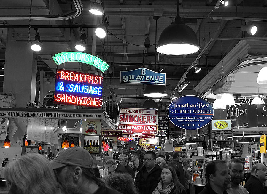 Philadelphia - Reading Terminal Market 9th Avenue Photograph by Richard Reeve